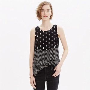 Madewell Sunbask Tank In Brushed Ikat